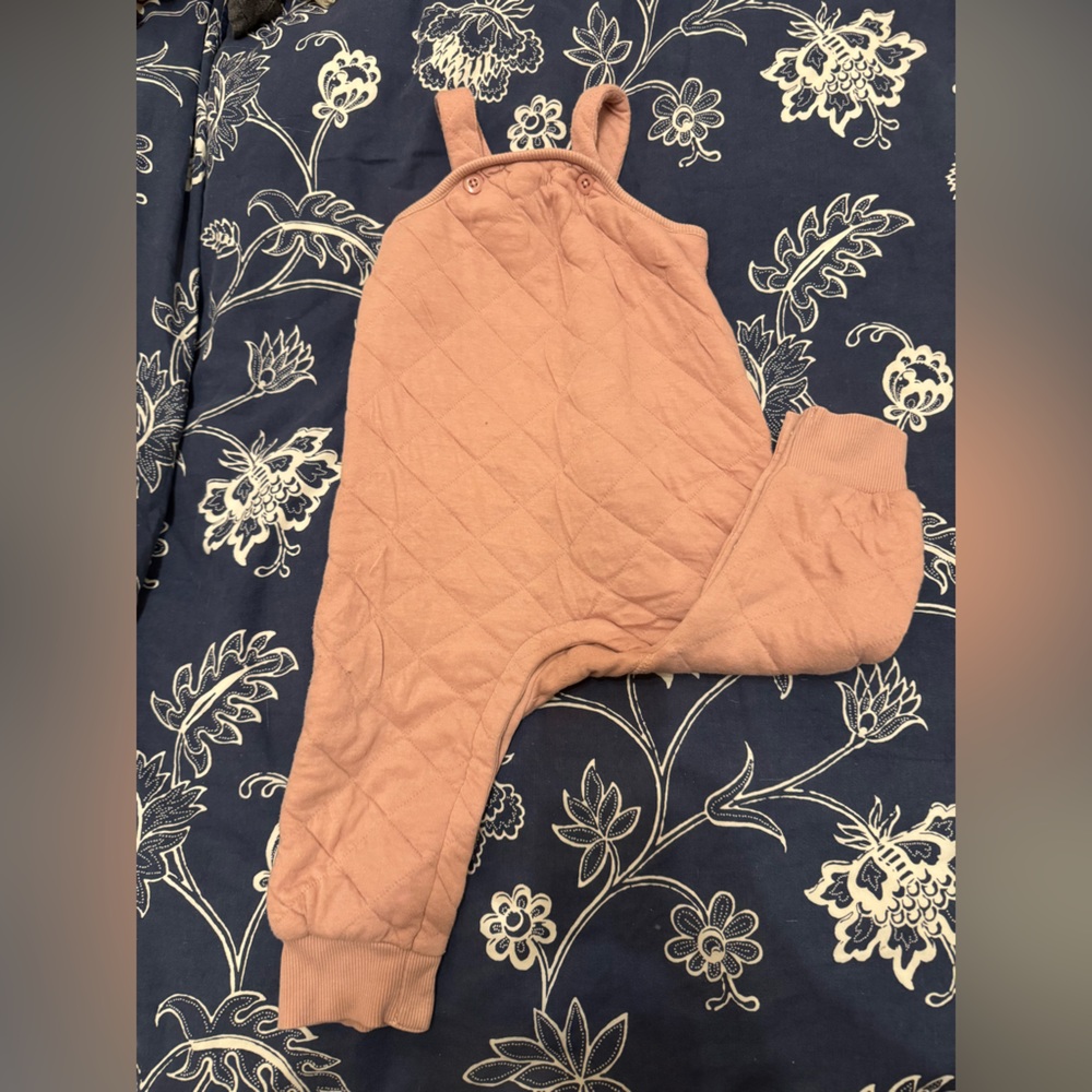 Hanna Andersson quilted overalls 2T